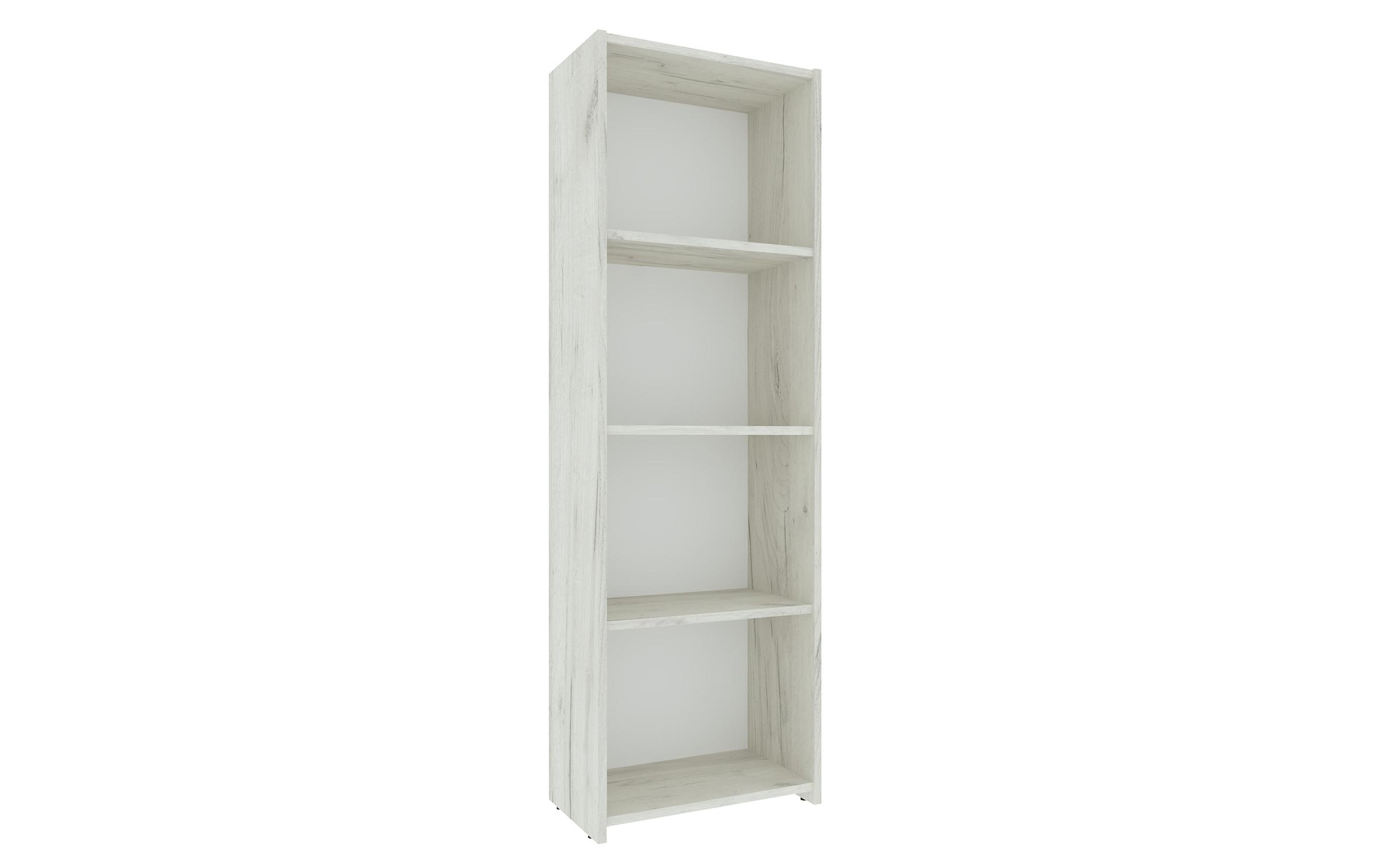 Etajera Lorenta, stejar craft alb  2
